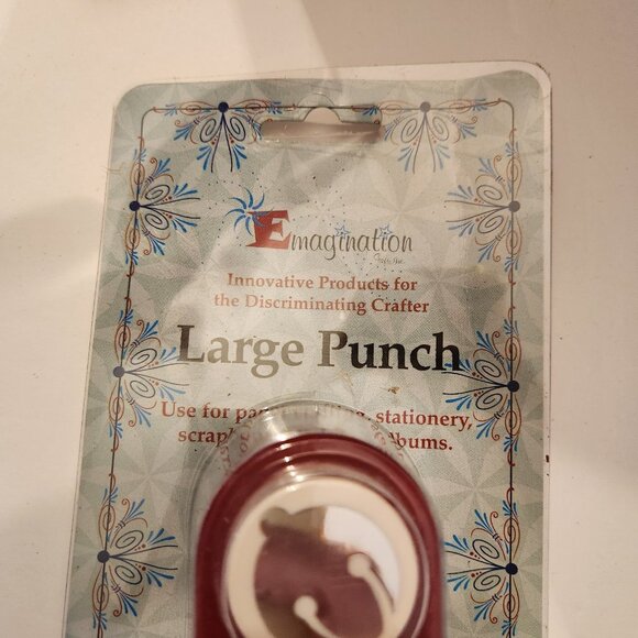 Ornament Large Hole Punch Emagination paper Scrapbook Christmas Holidays - Picture 2 of 5